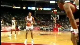 Michael Jordan Rebound and Dunk Combo
