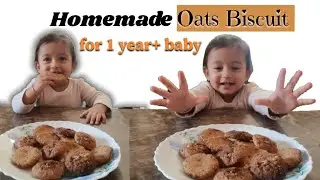 Healthy Ragi Oats Biscuits , No maida , No butter , No egg | Toddlers food|  Baby-Led Friendly Snack