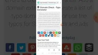 Typo generator
