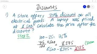 Calculating Discounts