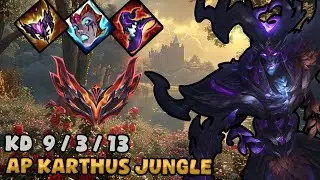 Karthus Gameplay 1 (Grand Master Lobby) -  League of Legends - AFK Farm