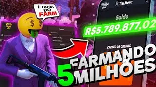 FIZ 5 MILHÕES USANDO AS OPÇÕES MAIS APELONAS DOS HACK MOD MENU NO GTA RP