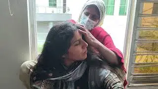 My Long Curly Hair Lice n Nits Checking||ASMR Pakistan