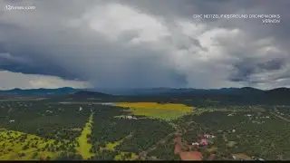 Monsoon storm moving across the entire State of Arizona