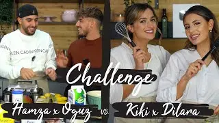 Challenge bei Kiki meets: @DilaraKaynarca & Kiki vs. Hamza & Oguz / Wer macht die besten Waffeln?