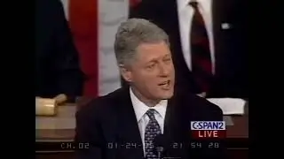 Clinton 1995 State of Union on illegal immigration