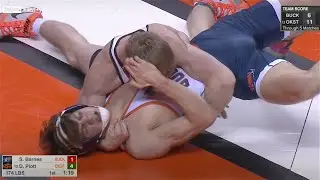 174lbs Dustin Plott (Oklahoam State) fall Sam Barnes (Bucknell)