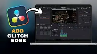 How To Add EDGE GLITCH Transitions In Davinci Resolve in SECONDS!