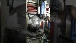 Hollow ball machining on CNC VTL