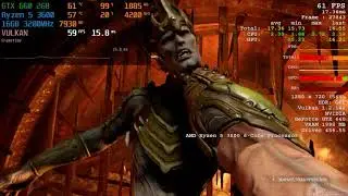 Doom Eternal : GTX 660 2GB + Ryzen 5 3600