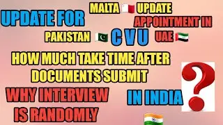 How MuchTakeTime After Submit Document inVFS India Work Visa Interview#malta_visa #malta_vfs_update