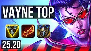 VAYNE vs IRELIA (TOP) | 52k DMG, 6 solo kills, Godlike | EUNE Master | 25.20