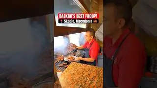 I Found the Best Cevapi in the Balkans: Skopje, Macedonia 🇲🇰 #shorts