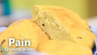 Pains aux oignons et aux olives - خبز بالبصل والزيتون