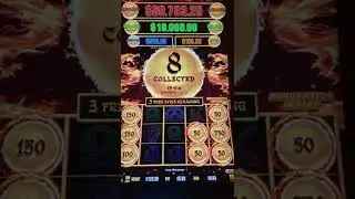 Dragon Link Panda Magic bonus round. High limit, $5 bet