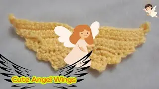 Easy Crochet Angel Wings | Angel Wings | Beginners Crochet Video | Club Crafteria