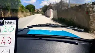 7^ Coppa dei Sicani - La Fiat 127 C arriva sulla prova speciale 4 di Santa Margherita di Bel&igrave;ce (Ag)