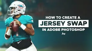 How to create a JERSEY SWAP in Adobe Photoshop!