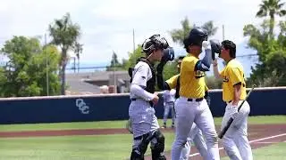 Andrew Allanson #28 C 6&rsquo;5&rdquo; 230 Sophomore. 🎥 Highlight Reel vs Orange Coast College