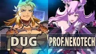 GBVSR:🔥Dug (Wilnas) Vs Prof.Nekotech (Metera)🔥| High Level Gameplay.