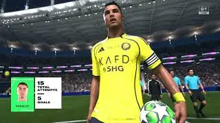 Cristiano Ronaldo Nets 5 Incredible Goals vs Barcelona #viral #ronaldo #gaming #football #soccer 