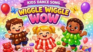 Wiggle Wiggle Wow | Kids Dance Song | Fun Action Song for Kids 🎶🕺
