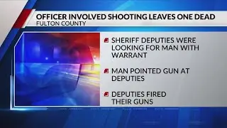 One dead after officer-involved shooting in Fulton County