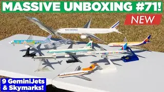 *ОГРОМНАЯ* РАСПАКОВКА 8 МОДЕЛЕЙ GEMINIJET В МАСШТАБЕ 1:200! | Масштабная распаковка #71