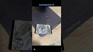 DIY Photo engrave on bussines card #laserpecker #laserengraving
