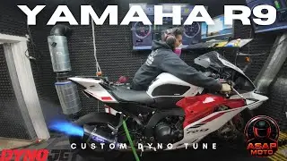 Полная настройка двигателя Yamaha R9 на динамометрическом стенде | Результаты сравнения стандартн...