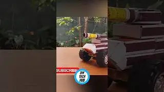 How to make a tank with matchboxes #shorts