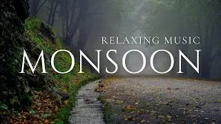 Relaxing Monsoon Ambience 24/7 | Peaceful Piano & Nature Sounds for Inner Peace 🍃🎹