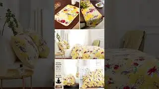 DaDalogy Sunshine Yellow Floral Bedding - How to d&eacute;cor your room happy. #homedecor #cozycottage