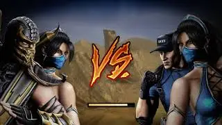 Mortal Kombat IX - Expert Tag Ladder - Scorpion & Kitana