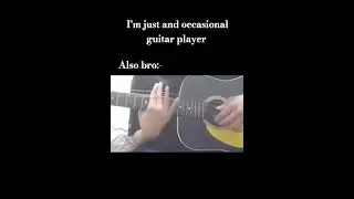I&rsquo;m just an occasional guitar player