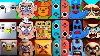 Incredibox Sprunki OC Phase 1 to Phase 3 ROBLOX, Man Ray, Dracula, Grimace Shake, Grumpy Cat
