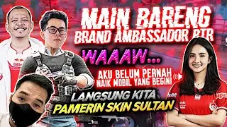 MAIN SAMA BRAND AMBASSADOR BTR !! LANGSUNG GINI REACTION NYA LIAT SKIN SULTAN !! - PUBG MOBILE