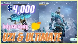 😱NEW GLACIER UZI AND ULTIMATE MAXOUT CRATE OPENING #pubgmobile #crateopening