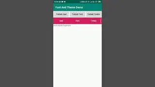 Define tablayout style in theme
