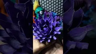 3D-Printed Print in Place Blooming Flower. #3dprinting #flower #blooming