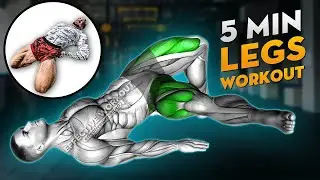 5 MIN + 5 EXERCISES = PERFECT LEGS (5 Minutes Legs Workout at Home)