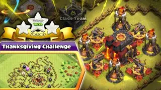 Easiest way to 3 star Thanksgiving Challenge 😁 | #newcocevent #cocneweventattack #cocnewchallenge