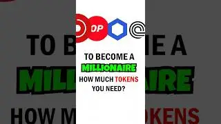 How many Tokens You Need To Make 1 Million #op  #Renderai #chainlink   #ondo