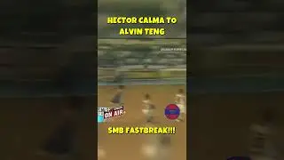 Hector Calma To Alvin Teng SMB FASTBREAK!!! #pba #shorts #highlights