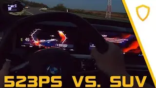 BMW iX xDrive 50 POV German Autobahn 0-200 km/h - 523hp SUV Vmax