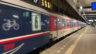 European sleeper departing from Amersfoort Centraal to Berlin HBF. 28 august 2023