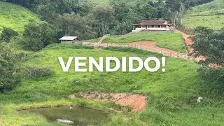 Sítio de 53.000 m2 Com Casa Curral 2 Riachos e Poço de Peixe em Borda da Mata MG