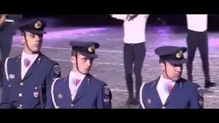 Η Μπάντα της Ελληνικής Πολεμικής Αεροπορίας με την διμοιρία επιδείξεων στην Ρωσία 2015