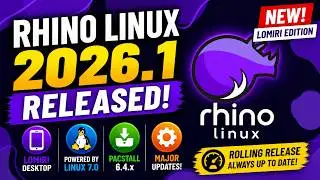 Rhino Linux 2026.1 Released with Lomiri Edition & Linux Kernel 7.0