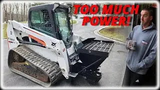 Testing Our New Bobcat HS8 Salt Spreader!
